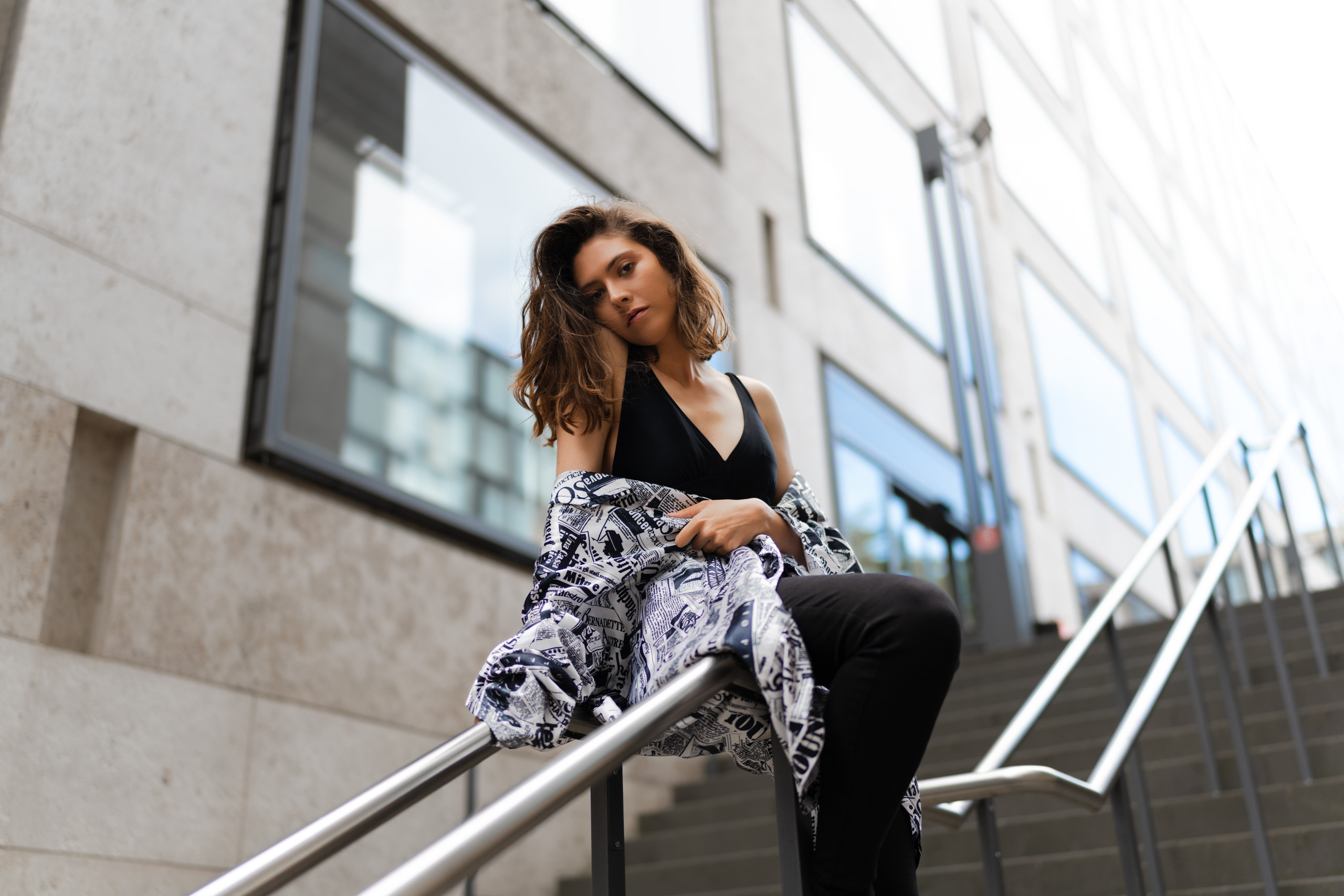Model Shooting Elena – Casual Business & Creative @Europaallee Zürich